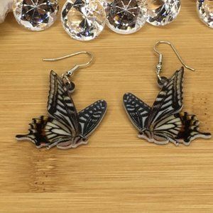 Demoleus Acrylic Butterfly Earrings